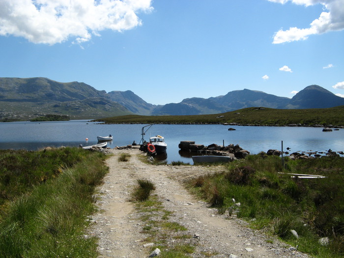 Fionn Loch fishing station