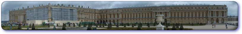 Medium resolution panorama of the rear Versailles Façade